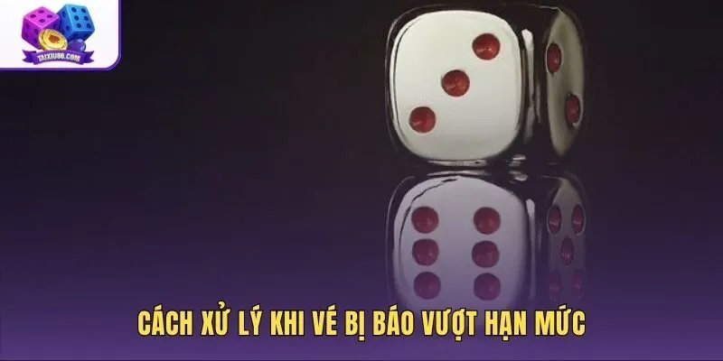 Kiểm tra thông báo vượt trần tiền cược trước khi xác nhận phiên